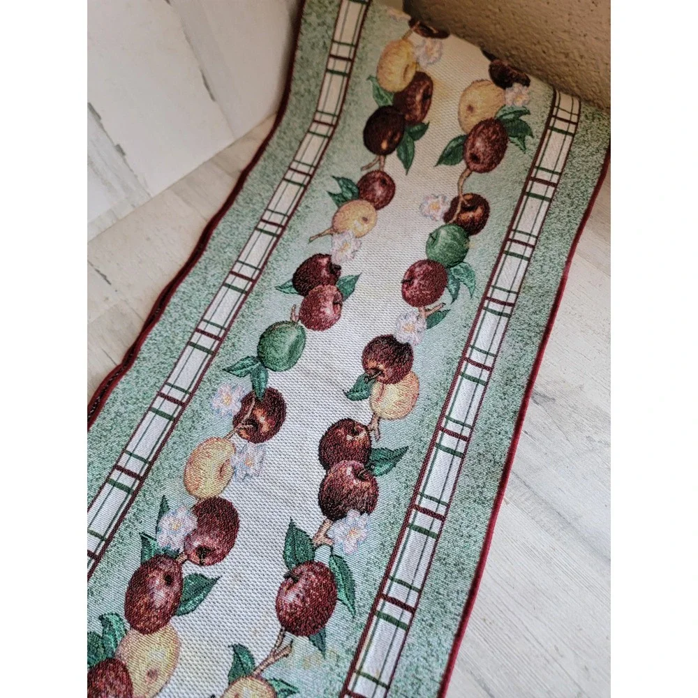 Vintage Apple‎ Fall table runner Castle cloth decorative harvest home decor
